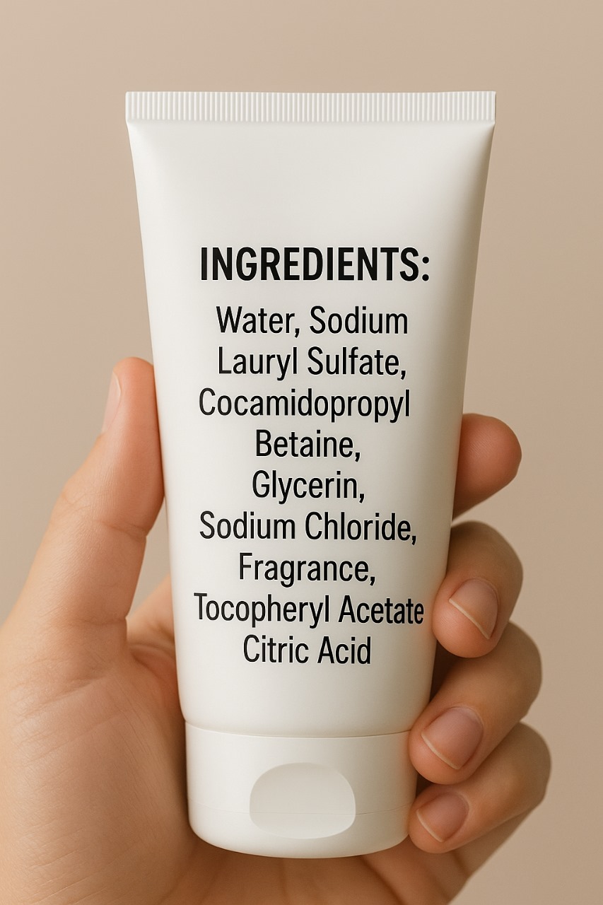 خطوات قراءة المكونات الخفية في مستحضرات التجميل على العبوة