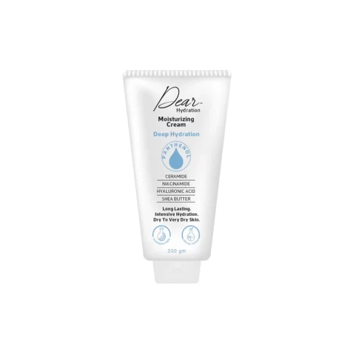 مرطب دير كريم للبشرة الجافة بزيت جوز الهند وزبدة الشيا والسيراميد وحمض الهيالورونيك